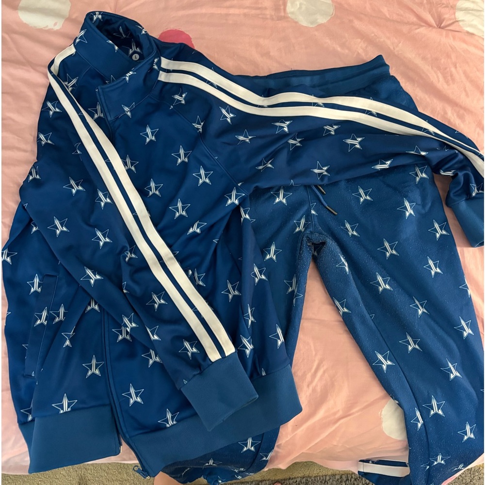 Jeffree Star track suit, Royal blue . Size L